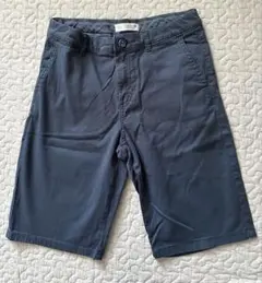 未使用ZARAネイビー ハーフパンツ 11-12歳152cm