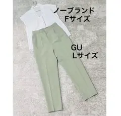 コーデ売り２点 まとめ売り Lサイズ オフィスカジュアル きれいめ ブラウス