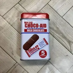 空き缶 ミニサイズ CHOCOLATE AID 5個入り