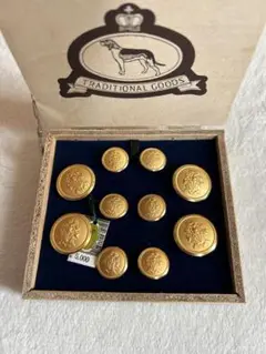 TRADITIONAL GOODS 金ボタンセット