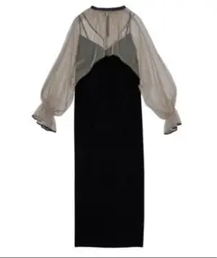MANY WAY TULLE VEIL DRESS