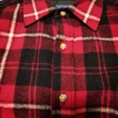 Pendleton 100%ウール 長袖ネルシャツ