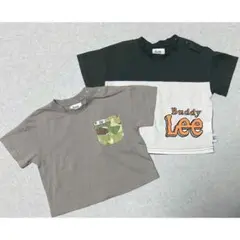 【2枚セット】 Buddy Lee Tシャツ 2枚セット ＊80サイズ