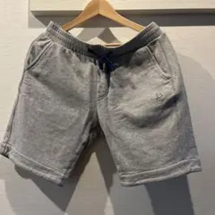 バーバリー　ブラックレーベル　グレー B 刺繍 ショートパンツ