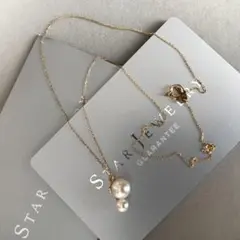 Star Jewelry スタージュエリー パールグラビティネックレス K18