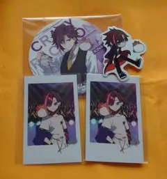 CRフェス2025 kinako ランダムチェキ風カード＆ステッカー きなこホロ