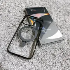 Alphex iPhone 15 Pro スマホリング付きケース 　ブラック