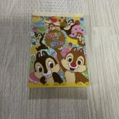 チップとデール　ディズニー　メモ帳　平成レトロ