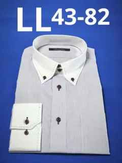 ♦ BACK POINT ♦ LL 43-82♦ メンズワイシャツ長袖