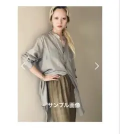 uryya Silk Long Blouse Biscuit新品未使用 ユライヤ
