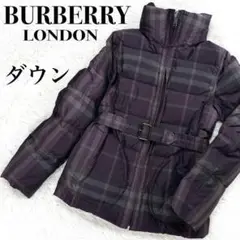 ◎高級◎『BURBERRY』リバーシブル ビッグチェック ダウン JKT