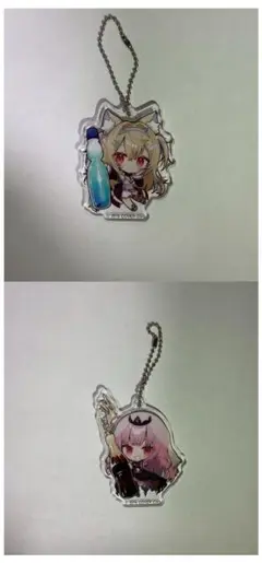 ホロライブ EN ファミマ アクリルキーホルダー 森カリオペ フワワアビスガード