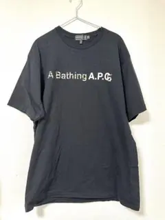 新品 APC APE コラボTシャツ XSサイズ タグ付き アーペーセー A BATHING APE WC271 A.P.C. アベイシングエイプ アーペーセー