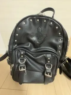 dimmoire スタッズ付き黒リュック
