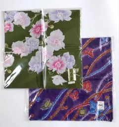 【新品未使用】大判ハンカチ２枚セット