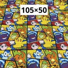 202 ポケットモンスター　コミック柄　オックス生地　105×50