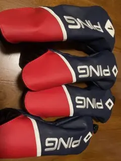 PING ドライバー＆FW用ヘッドカバー 4個セット