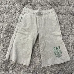 【最終値下げ】GAP 地球ロゴ グレー ハーフパンツ キッズ160