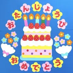 お誕生日表　おたんじょうびおめでとう