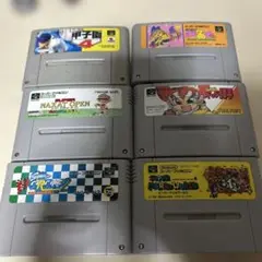 匿名配送　送料無料　名作　スーパーファミコン ソフト6本　セット