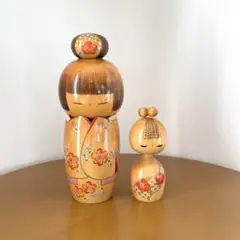 【民芸品】大きな 近代こけし ペア