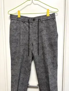[ジョゼフオム】美品　パンツグレー46　M 夏向けウエスト紐あり内側メッシュ素材