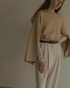 MANOF MESH SLEEVE LAYERED TOPS