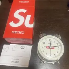 SEIKO Supreme アラーム時計 ホワイト