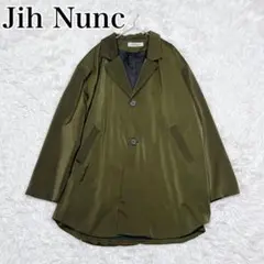 【美品】ジーヌンク サテン シャツジャケット シャツアウター オーバーサイズ