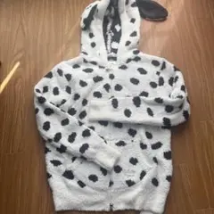 タグ付き新品未使用　ジェラートピケ　ダルメシアン柄パーカーとショートパンツ