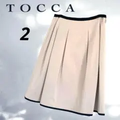 美品　TOCCA トッカ　スカート　ベージュ　ワンピース　スーツ　フォーマル