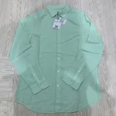 ★新品未使用タグ付き★PLST 長袖シャツ ミントグリーン XL