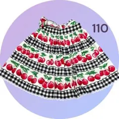 ShirleyTemple シャーリーテンプル　さくらんぼ柄　スカート　110