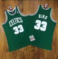 NBAセルティックスですか?ラリーバードのユニフォームのベスト Mサイズ