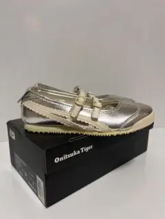 Onitsuka Tiger シルバー トゥシューズ 24cm