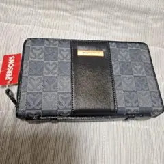 新品 タグ付き パーソンズ 長財布 グレー/ブラック