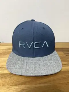 RVCA キャップ フリーサイズ グレー×ブルー ユニセックス