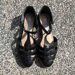 SLOBE IENA ブラックサンダル グルカサンダル