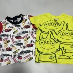 90cm 半袖Tシャツ　カーズ　リトルグリーンメン