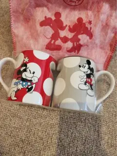 ディズニー ミッキー ミニー マグカップ 2個セット