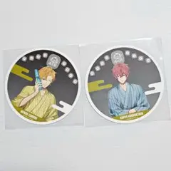 ヒプノシスマイク ヒプマイ8thカフェ 観音坂独歩 伊弉冉一二三 コースター