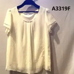 値下げ★ドット柄シフォンブラウス（A3319F）