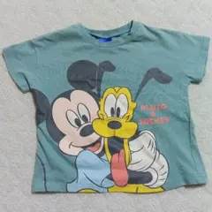 ミッキー＆プルート　Tシャツ 90
