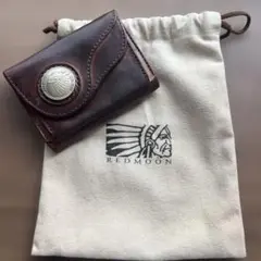 REDMOON ダークブラウン 二つ折り財布