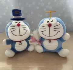 【飾り棚保管品】【セット】NTT ドラえもん ぬいぐるみ2体セット