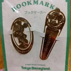 東京ディズニーランド ミッキーブックマーカー2個セット