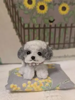 モールアート　シーズー　ぬいぐるみ　くったりシーズー　ミニチュア　モールベア