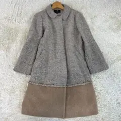 TOCCA ロングコート ツイード アルパカ混 サイズ0 XS