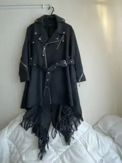 UNDERCOVER フリンジライダースコート