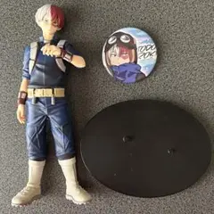 僕のヒーローアカデミア 轟焦凍 フィギュア 缶バッジ